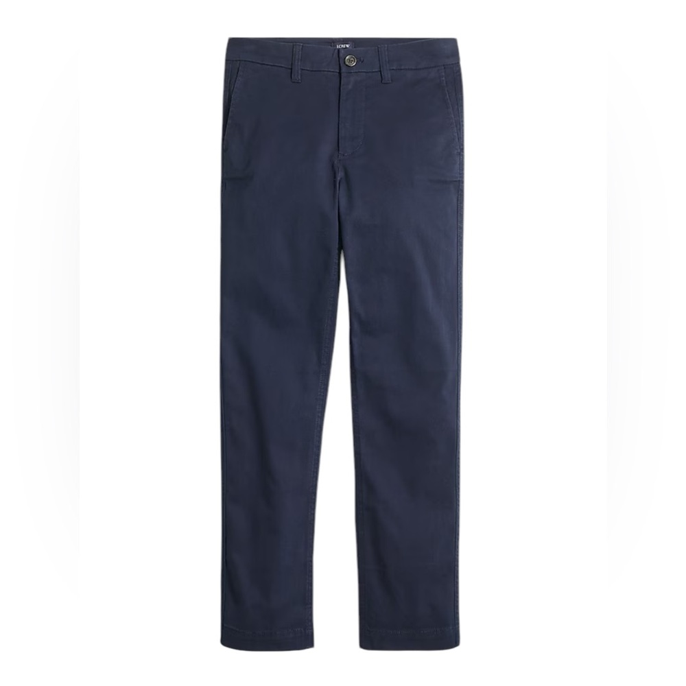 J.Crew Factory High Rise The Girlfriend Chino Pant  in Navy